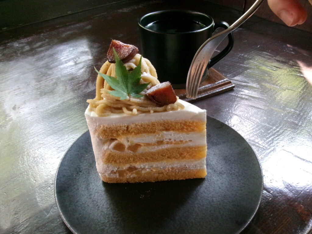 和栗ショートケーキ